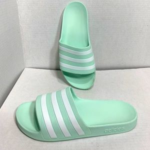 Adidas || Woman’s teal sandals size 8